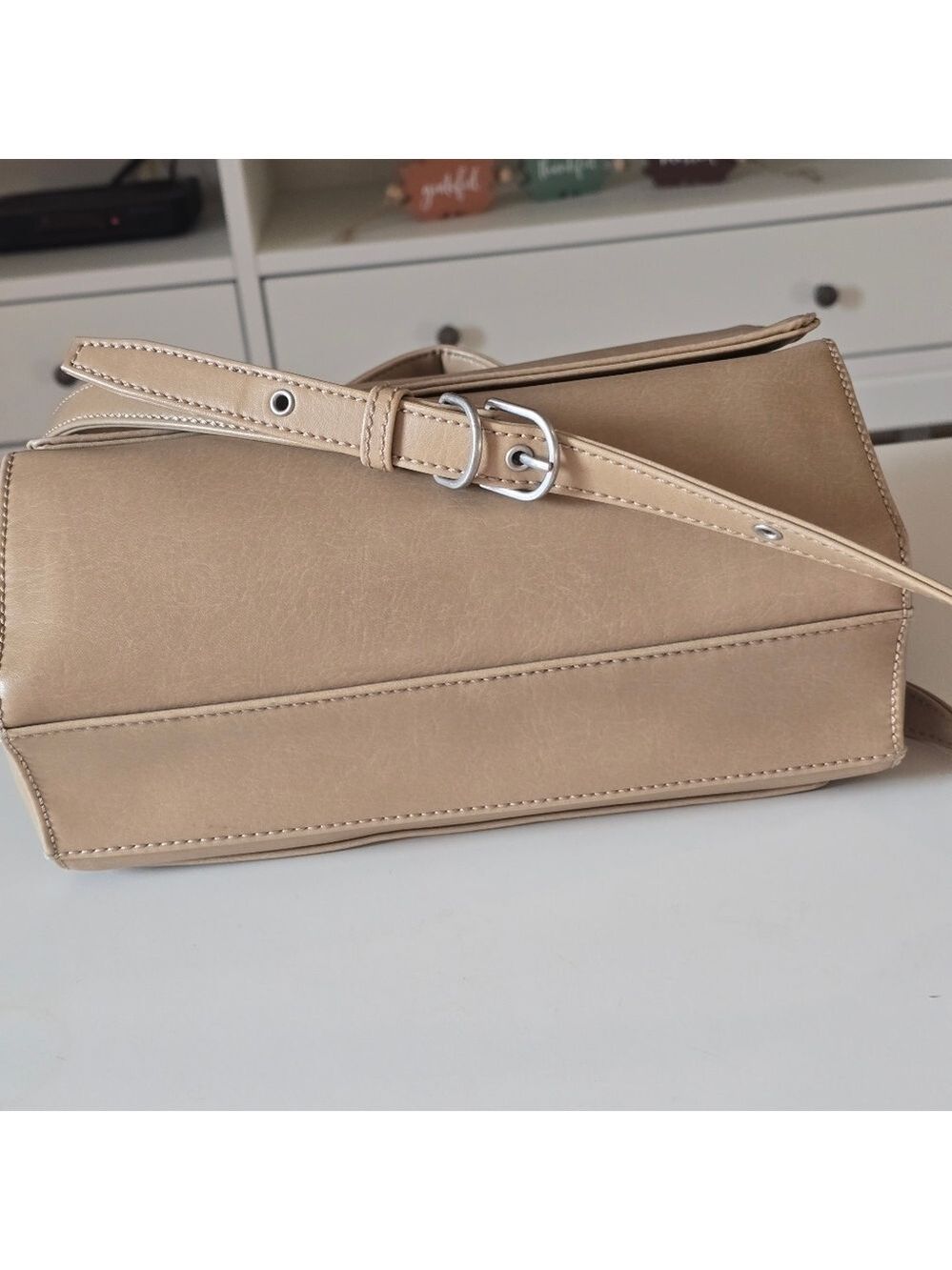 Matt & Nat Elegant Tan Cross Boby Vegan Handbag - Picture 9 of 9